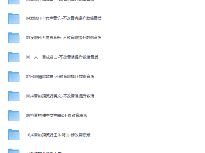 【稀缺资源】某宝卖199的车载U盘音乐合集，共3068首无损音乐歌曲，够你听个10年了