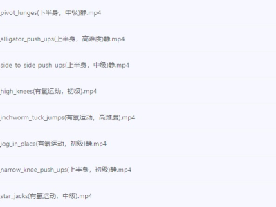 《健身课程》花了1000+买的私人健身教程[190节视频课程 1.2GB]